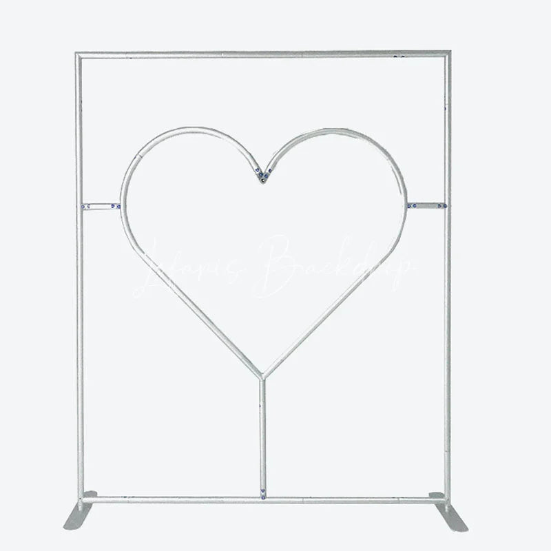 Lofaris Cutout Heart Shape Frame Love Wall Heart-shaped Stand Metal for Wedding Decor