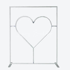 Lofaris Cutout Heart Shape Frame Love Wall Heart-shaped Stand Metal for Wedding Decor