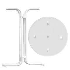 Lofaris Cylinder Cocktail Table With Custom Fitted Cover