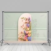 Lofaris Dainty Floral Clean Elegant Wall Wedding Backdrop
