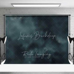 Lofaris Dark Blue Abstract Smoky Texture Backdrop Moody Cloud Grunge Photography Background Modern Portrait Decor