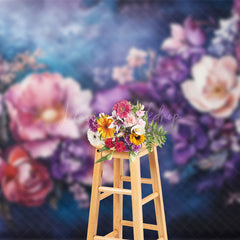 Lofaris Dark Color Flowers Fine Art Photography Backdrop