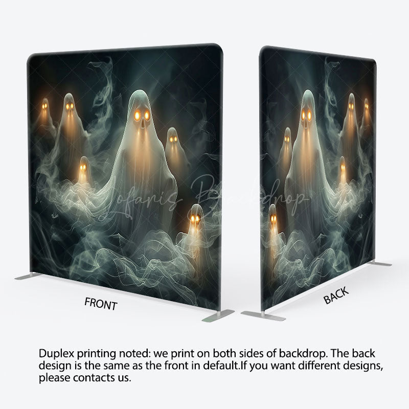Lofaris Dark Death Ghost Halloween Square Tension Backdrop