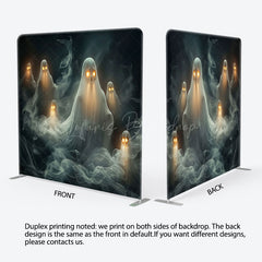 Lofaris Dark Death Ghost Halloween Square Tension Backdrop