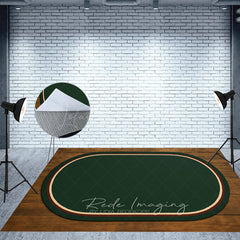 Lofaris Dark Green Carpet Fabric Floor Backdrop For Photo