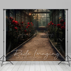 Lofaris Dark Indoor Lovely Greenhouse Window Photo Backdrop