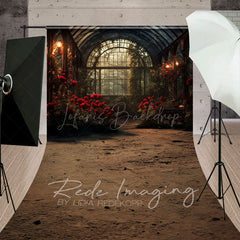 Lofaris Dark Lovely Greenhouse Window Sweep Photo Backdrop