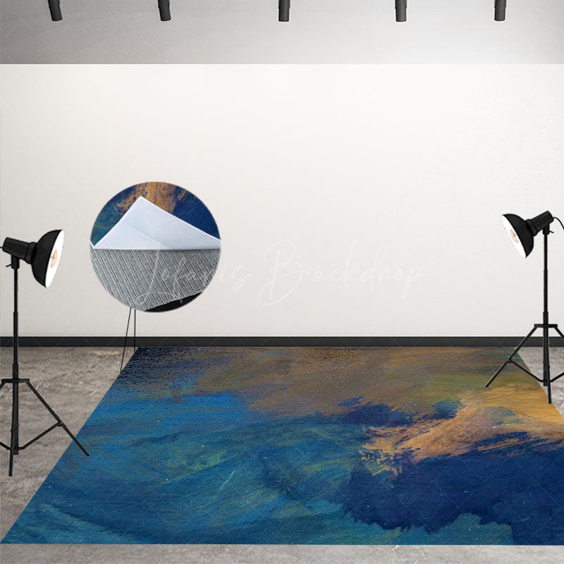 Lofaris Dark Night Forest Butterfly Fine Art Room Set Backdrop