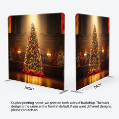 Lofaris Dark Room Light Christmas Tension Fabric Backdrop