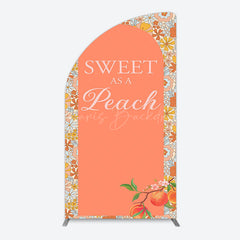 Lofaris Dense Daisy Floral Sweet As A Peach Arch Backdrop