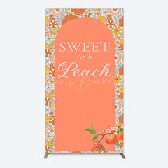 Lofaris Dense Daisy Floral Sweet As A Peach Arch Backdrop