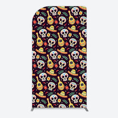 Lofaris Dense Skull Guitar Day Of The Dead Arch Backdrop