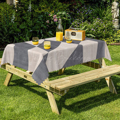 Lofaris Diamond Lattice Grey Rectangle Tablecloth For Home