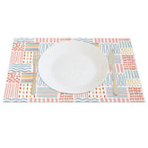 Lofaris Different Line Geometries Pattern Set of 4 Placemats