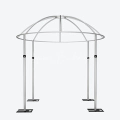 Lofaris Dome Canopy 10x10ft Pipe and Drape Stand Elegant Wedding Arch Frame Decorative Backdrop for Ceremony Party
