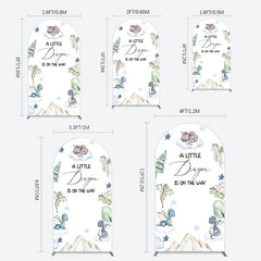 Lofaris Dragon On The Way Baby Shower Arch Backdrop