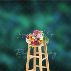 Lofaris Dreamy Abstract Green and Blue Bokeh Photography Backdrop Ethereal Forest Theme for Photo Studio Portraits