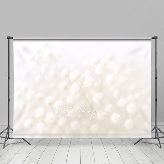 Lofaris Dreamy Floral And White Bokeh Photography Backdrop