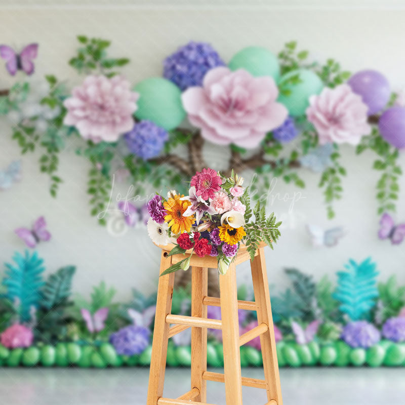 Lofaris Dreamy Floral Willow Nature Spring Photo Backdrop