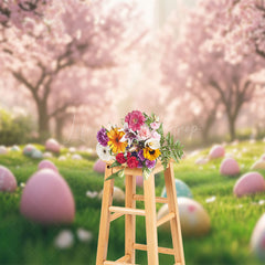 Lofaris Dreamy Full Of Easter Eggs Sweet Wonderland Backdrop
