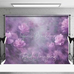 Lofaris Dreamy Lilac Rose Photography Backdrop Soft Purple Flowers Fine Art Background Romantic Wedding Photo Prop