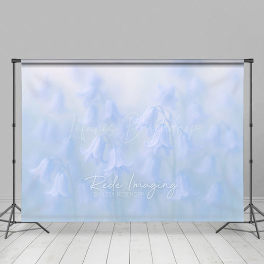 Lofaris Dreamy Purple Bell Flowers Lovely Photo Backdrop