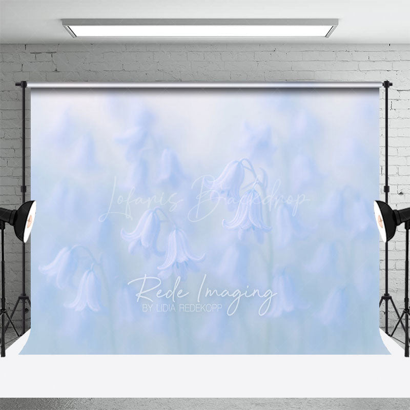Lofaris Dreamy Purple Bell Flowers Lovely Photo Backdrop