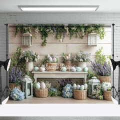 Lofaris Easter Celebration Table Flowers Festive Backdrop
