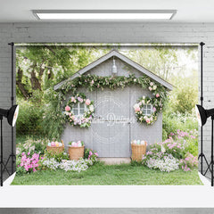 Lofaris Eggs Floral Garden Grey Cottage Vibrant Backdrop