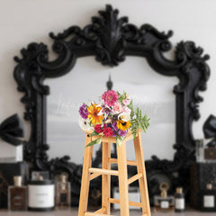 Lofaris Eiffel Tower Retro Luxury Perfume Photo Backdrop