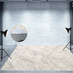 Lofaris Elegant Abstract Marble Photo Fabric Floor Backdrop