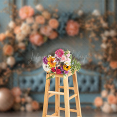 Lofaris Elegant And Floral Sweet Headboard Wedding Backdrop