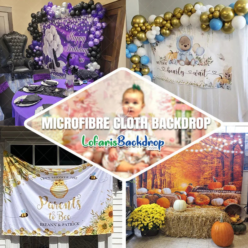 Lofaris Elegant Autumn Bookshelf Photography Backdrop with Pumpkins and Fall Leaves Decor Rustic Seasonal Scene