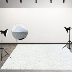 Lofaris Elegant Blue Floral Fine Art Photo Room Set Backdrop