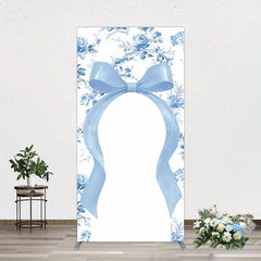 Lofaris Elegant Color Bows Floral Birthday Rectangle Backdrop