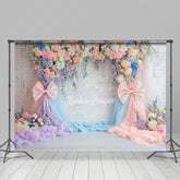 Lofaris Elegant Floral Garland Spring Photography Backdrop