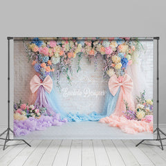Lofaris Elegant Floral Garland Spring Photography Backdrop