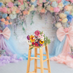 Lofaris Elegant Floral Garland Spring Photography Backdrop