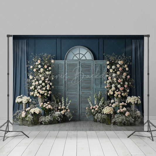 Lofaris Elegant Floral Sweet And Lovely Wedding Backdrop