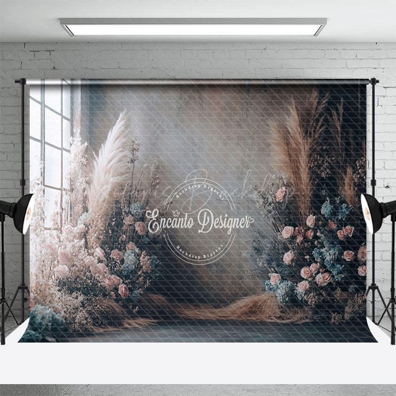Lofaris Elegant Floral Window Boho Backdrop For Wedding