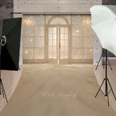 Lofaris Elegant French Doors with Sparkles Sweep Backdrop Winter Palace Ballroom Christmas or Wedding Photo Floor