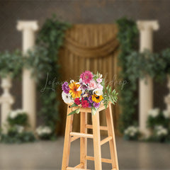 Lofaris Elegant Greek Architecture Boho Wedding Backdrop