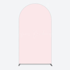 Lofaris Elegant Pink Bow Floral Happy Birthday Arch Backdrop