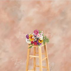 Lofaris Elegant Rose Gold Abstract Brushstroke Photography Backdrop Artistic Textured Studio Portrait Background