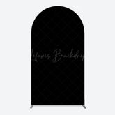 Lofaris Elegant Solid Color Black Theme Party Arch Backdrop