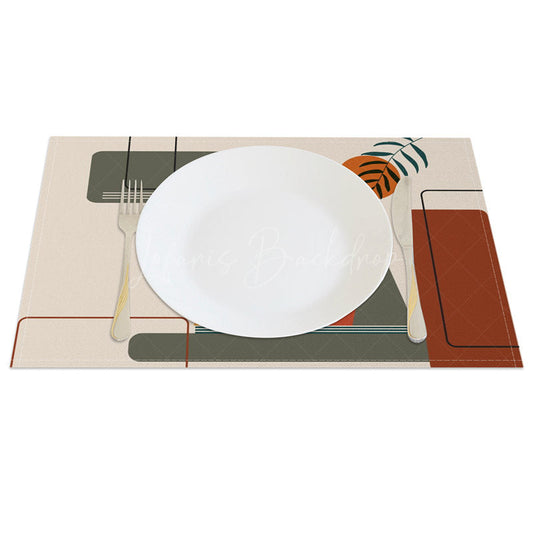 Lofaris Elegant Sweet Geometry Pattern Set of 4 Placemats