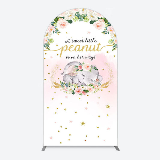 Lofaris Elephant Sweet Peanut Is On Her Way Arch Backdrop