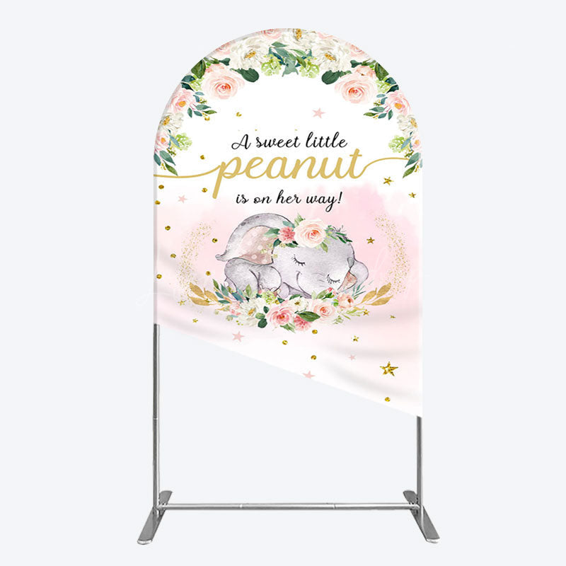 Lofaris Elephant Sweet Peanut Is On Her Way Arch Backdrop