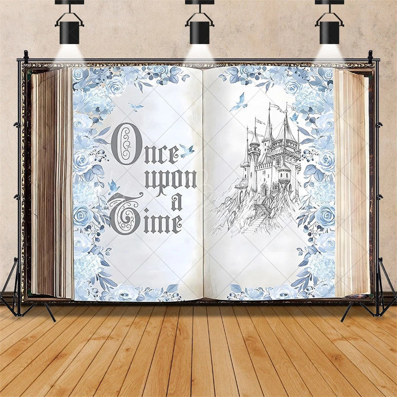Lofaris Enchanted Fairy Tale Once Upon a Time Backdrop Castle Princess Birthday Party Decor Whimsical Photo Background for Girls Celebration