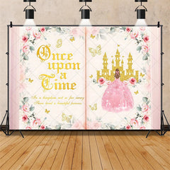 Lofaris Enchanted Fairy Tale Once Upon a Time Backdrop Castle Princess Birthday Party Decor Whimsical Photo Background for Girls Celebration